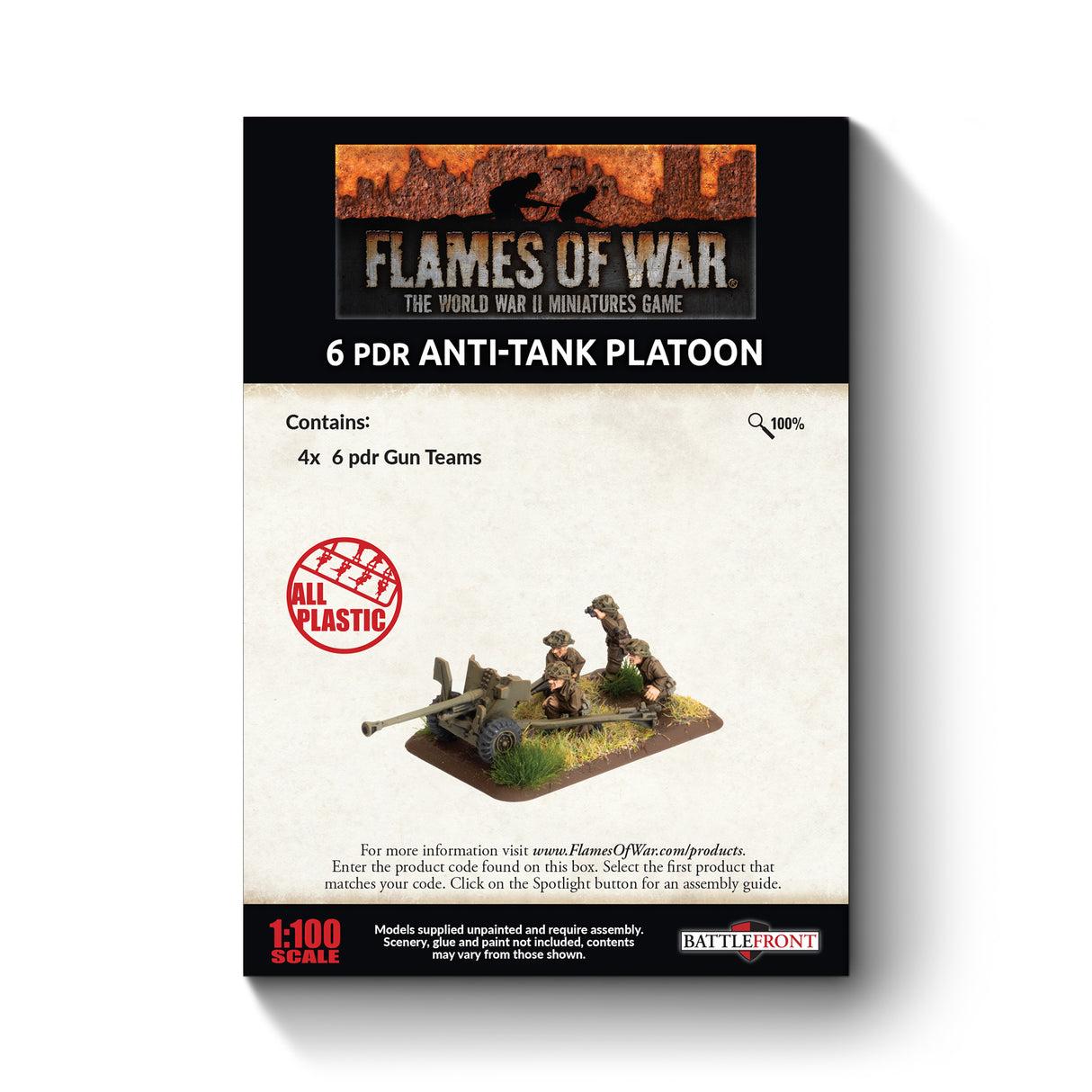 Flames Of War - British: 6 pdr Anti-tank Platoon