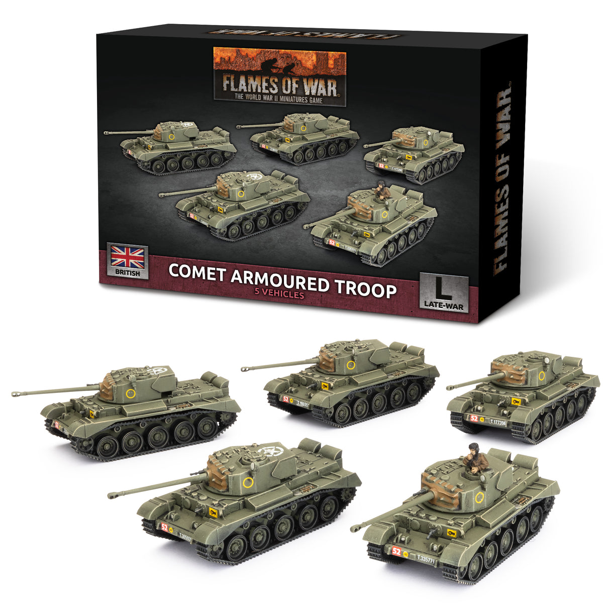 Flames Of War - British: Comet Armoured Troop