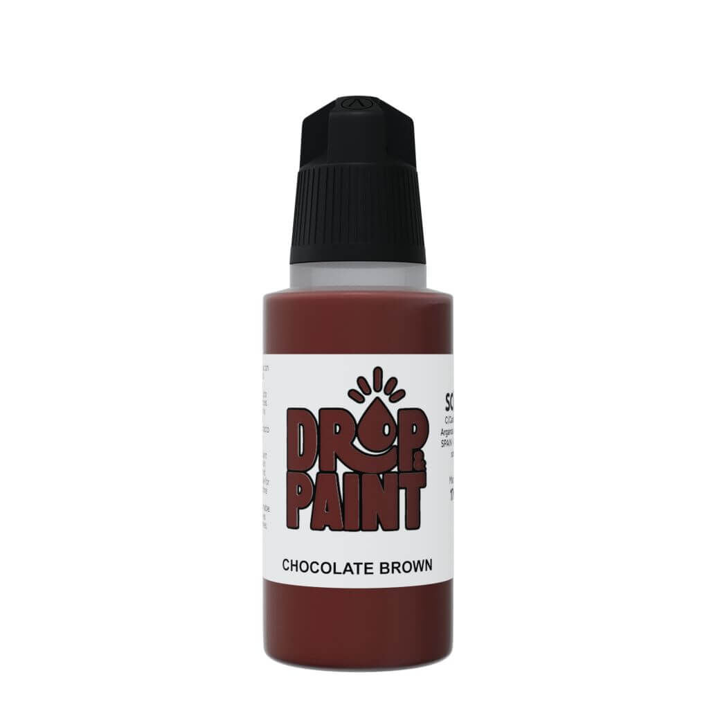 Scale 75 - Drop and Paints - Chocolate Brown 17ml – War and Peace Games