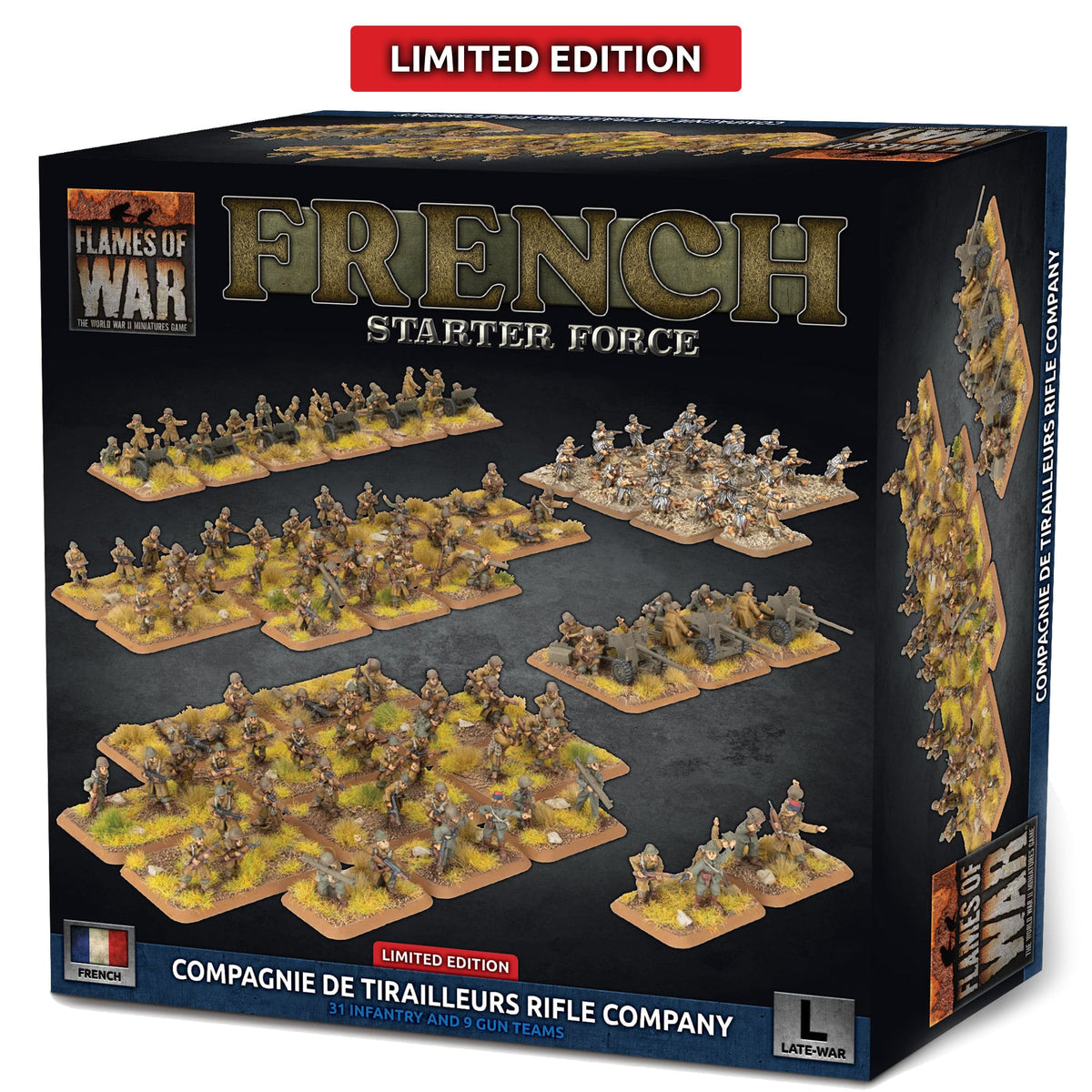 Flames Of War - French Starter Force: Compagnie De Tirailleurs Rifle Company (Limited Edition)