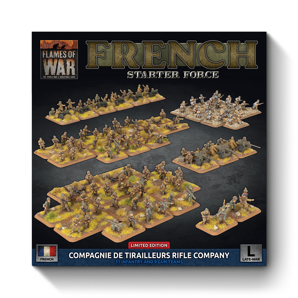 Flames Of War - French Starter Force: Compagnie De Tirailleurs Rifle Company (Limited Edition)