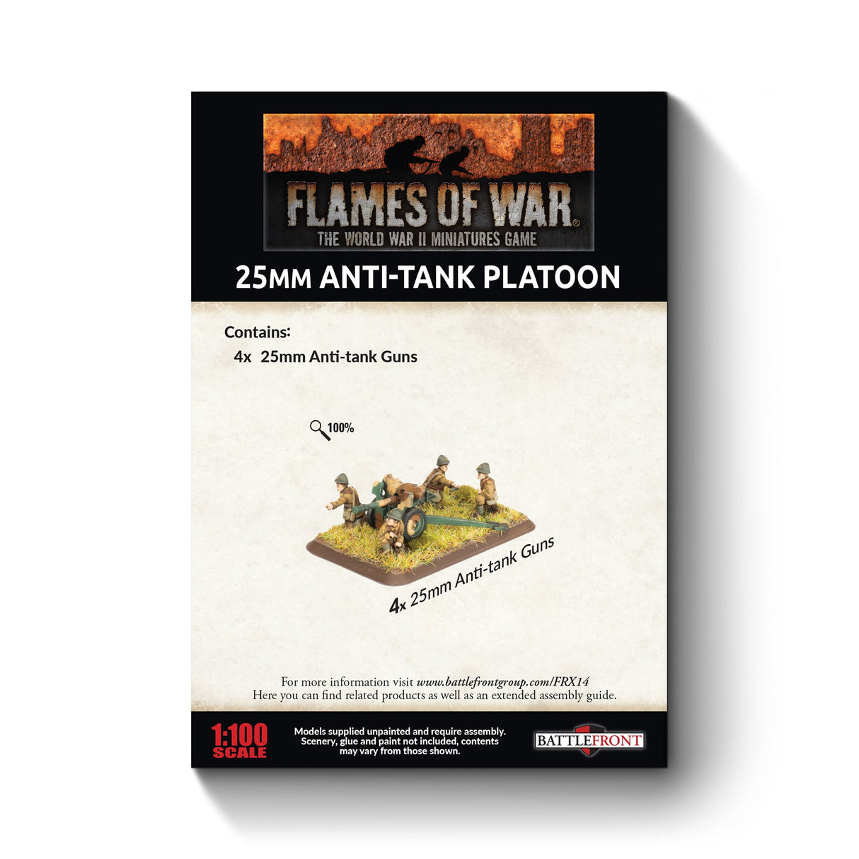 Flames Of War - French: 25mm Anti-tank Platoon