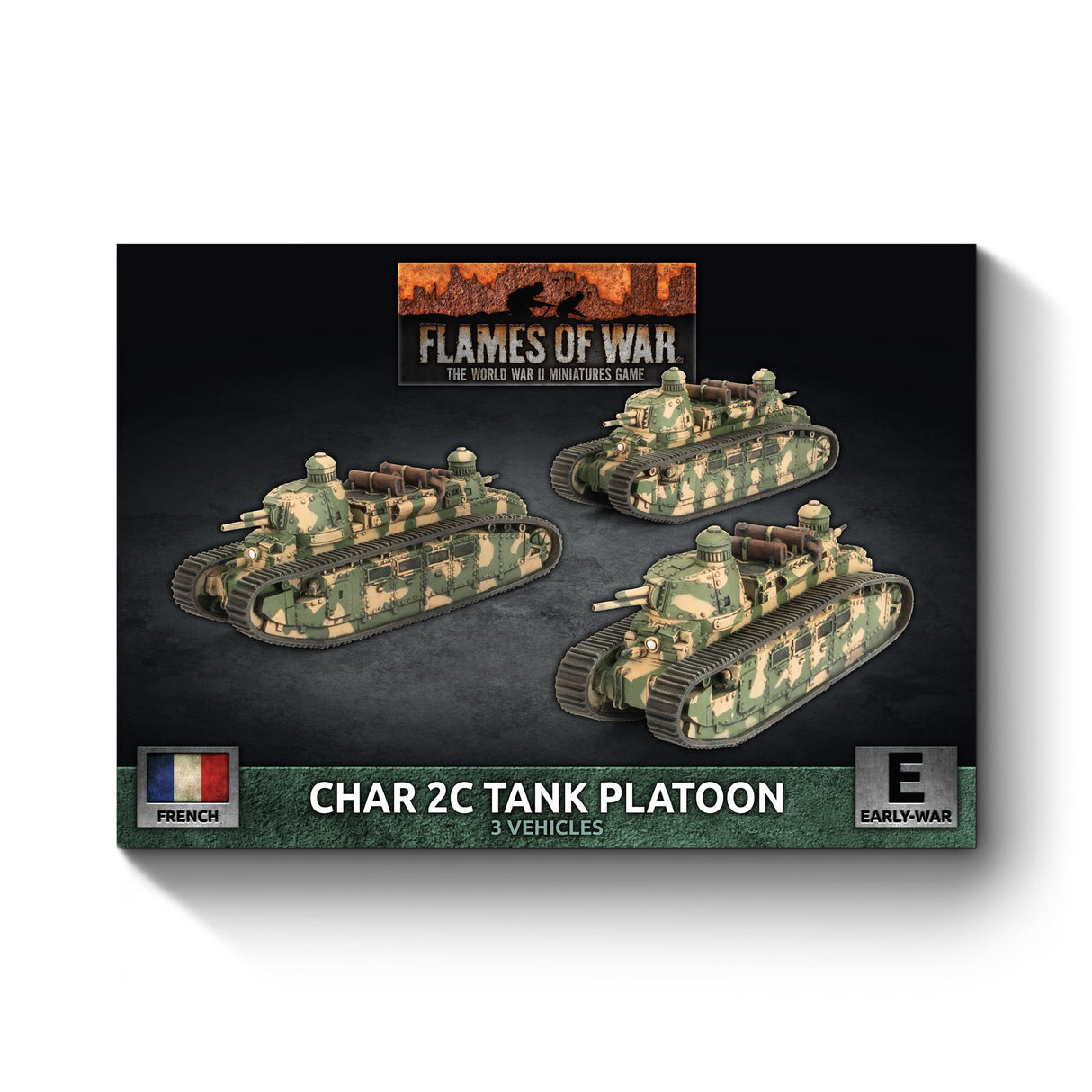 Flames Of War - French: Char 2C Tank Platoon