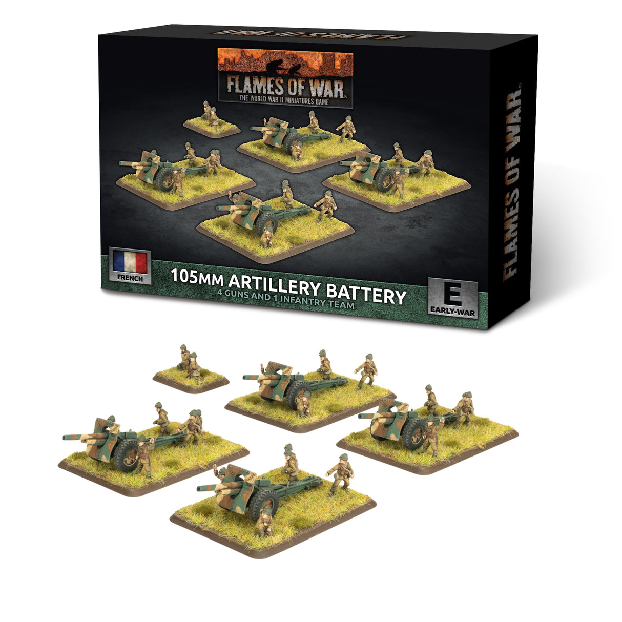 Flames Of War - French: 105mm Artillery Battery