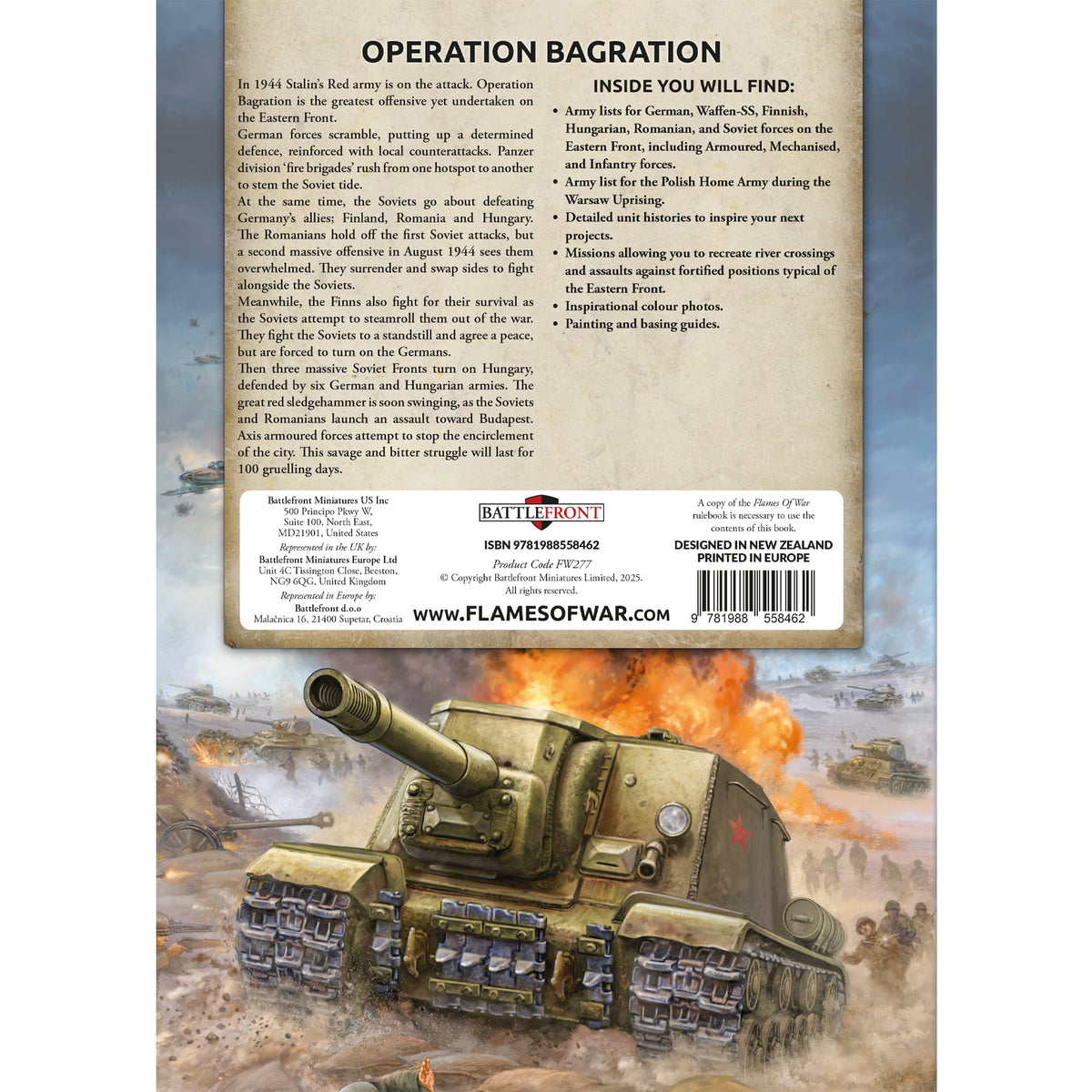 Flames Of War - Operation Bagration: Forces on the Eastern Front, 1944