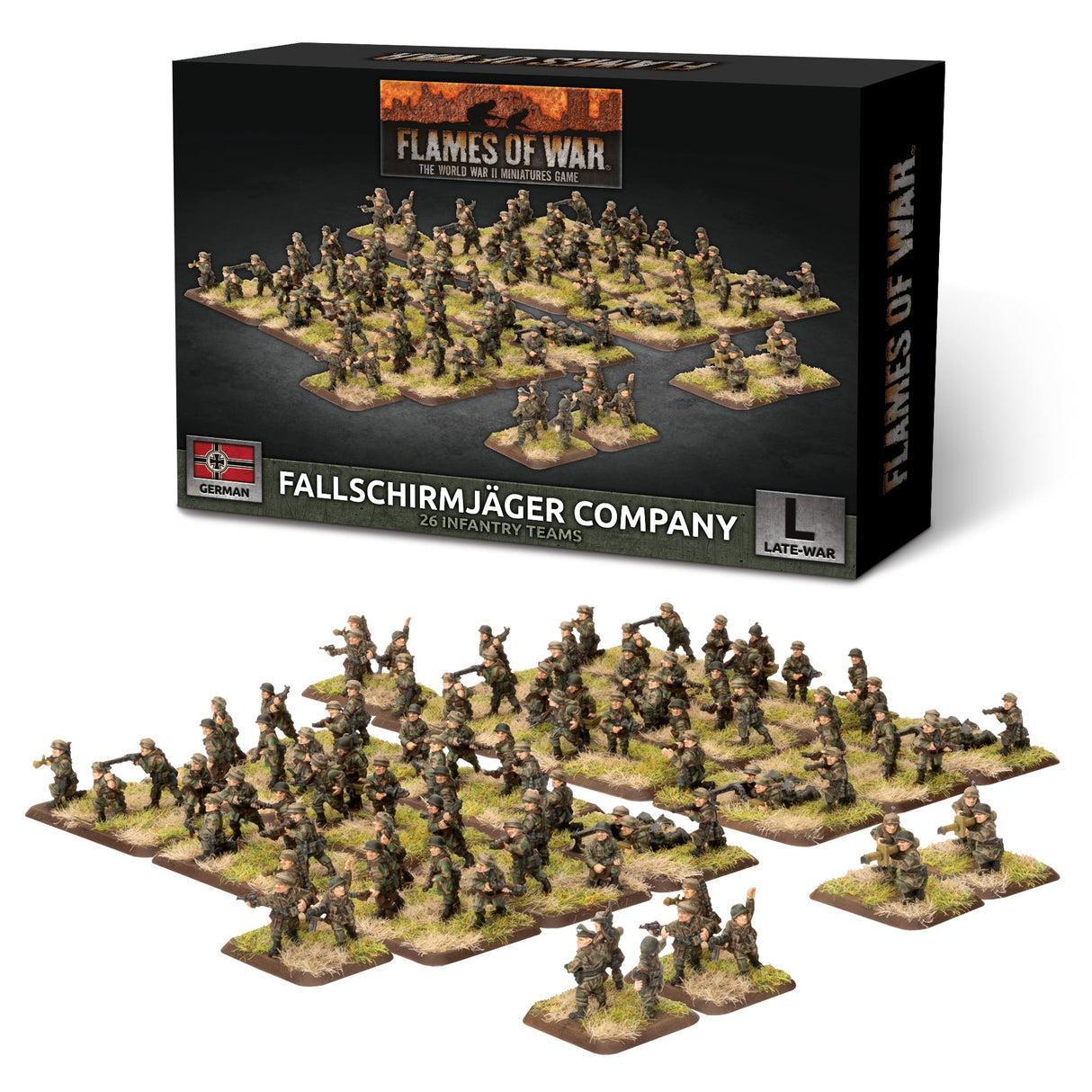 Flames Of War - German: Fallschirmjager Company