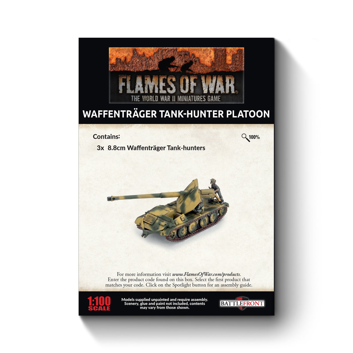 Flames Of War - German: Waffentrager Tank-Hunter Platoon