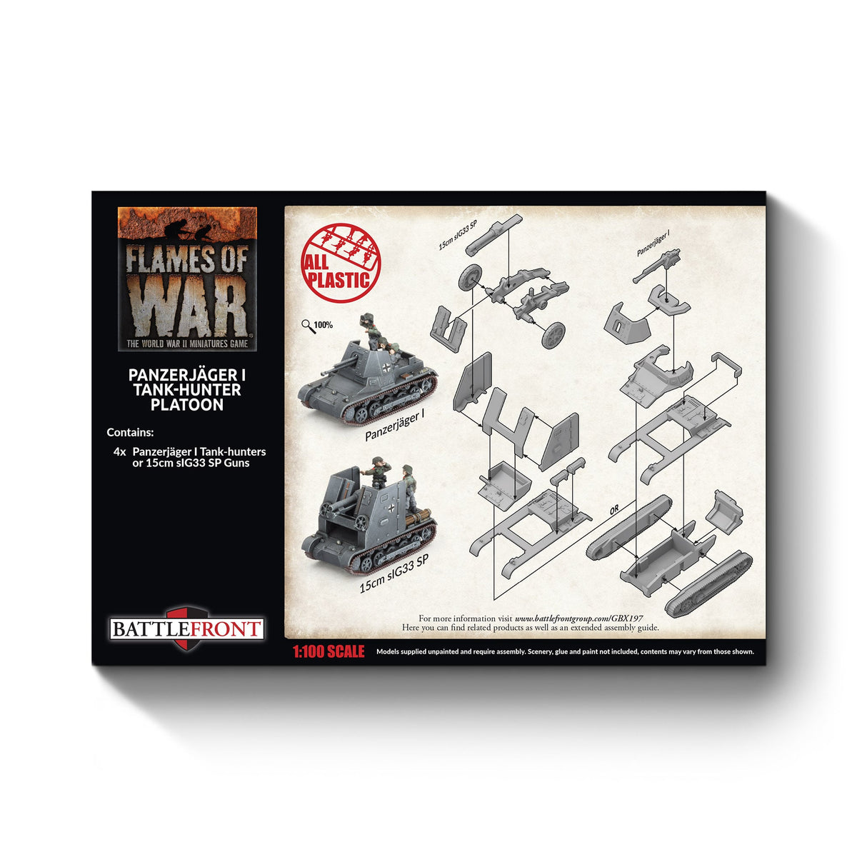 Flames Of War - German: Panzerjager I Tank-Hunter Platoon