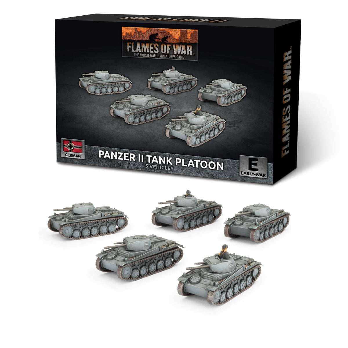 Flames Of War - German: Panzerjager II Tank Platoon