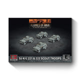 Flames Of War - German: Sd Kfz 221 & 222 Scout Troops