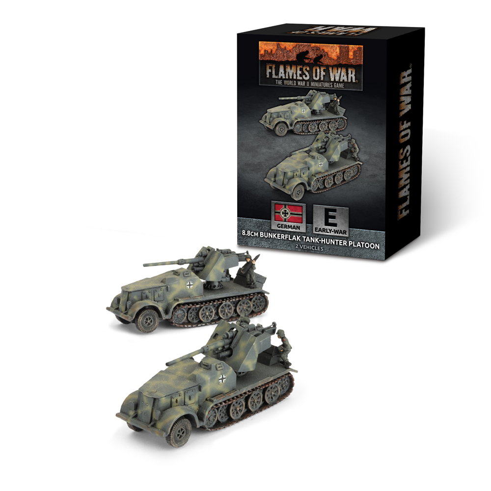 Flames Of War - German: 8.8cm Bunkerflak Tank-Hunter Platoon