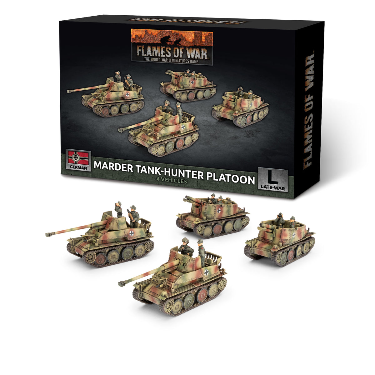 Flames Of War - German: Marder Tank-Hunter Platoon