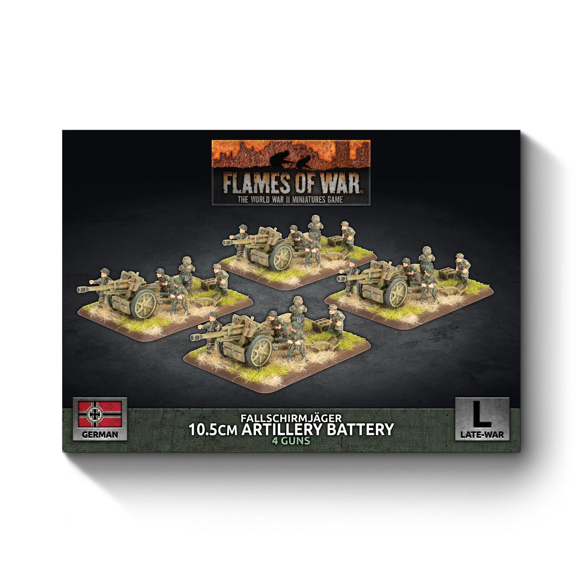 Flames Of War - German: Fallschirmjager 10.5cm Artillery Battery