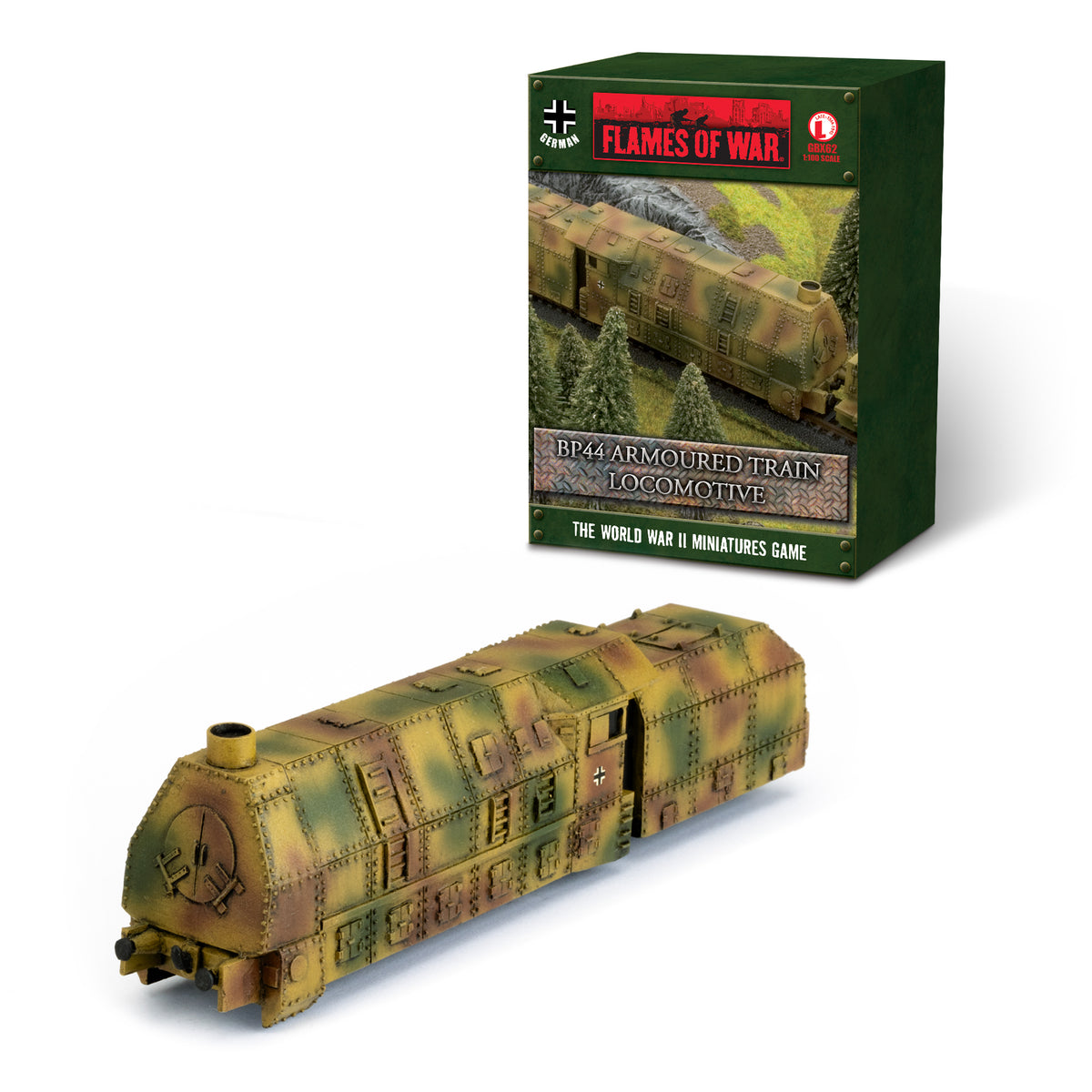 Flames Of War - German: BP44 Armoured Train Locomotive