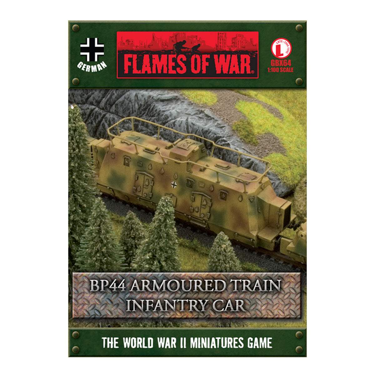 Flames Of War - German: BP44 Armoured Train Infantry Car