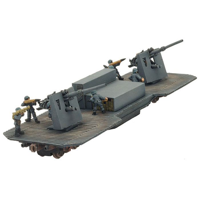 Flames Of War - German: Twin 8.8cm FlaK37 Railway car