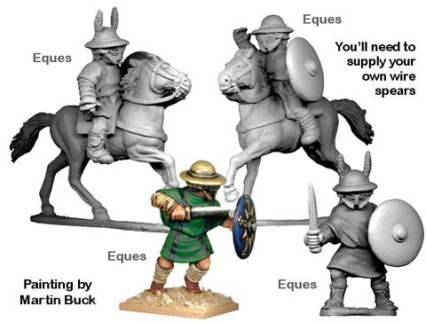 Gladiators - Equites (2 Foot, 2 Mounted)