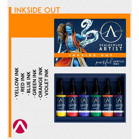 Scale 75 - Scalecolor Artist - Inkside Out Paint Set
