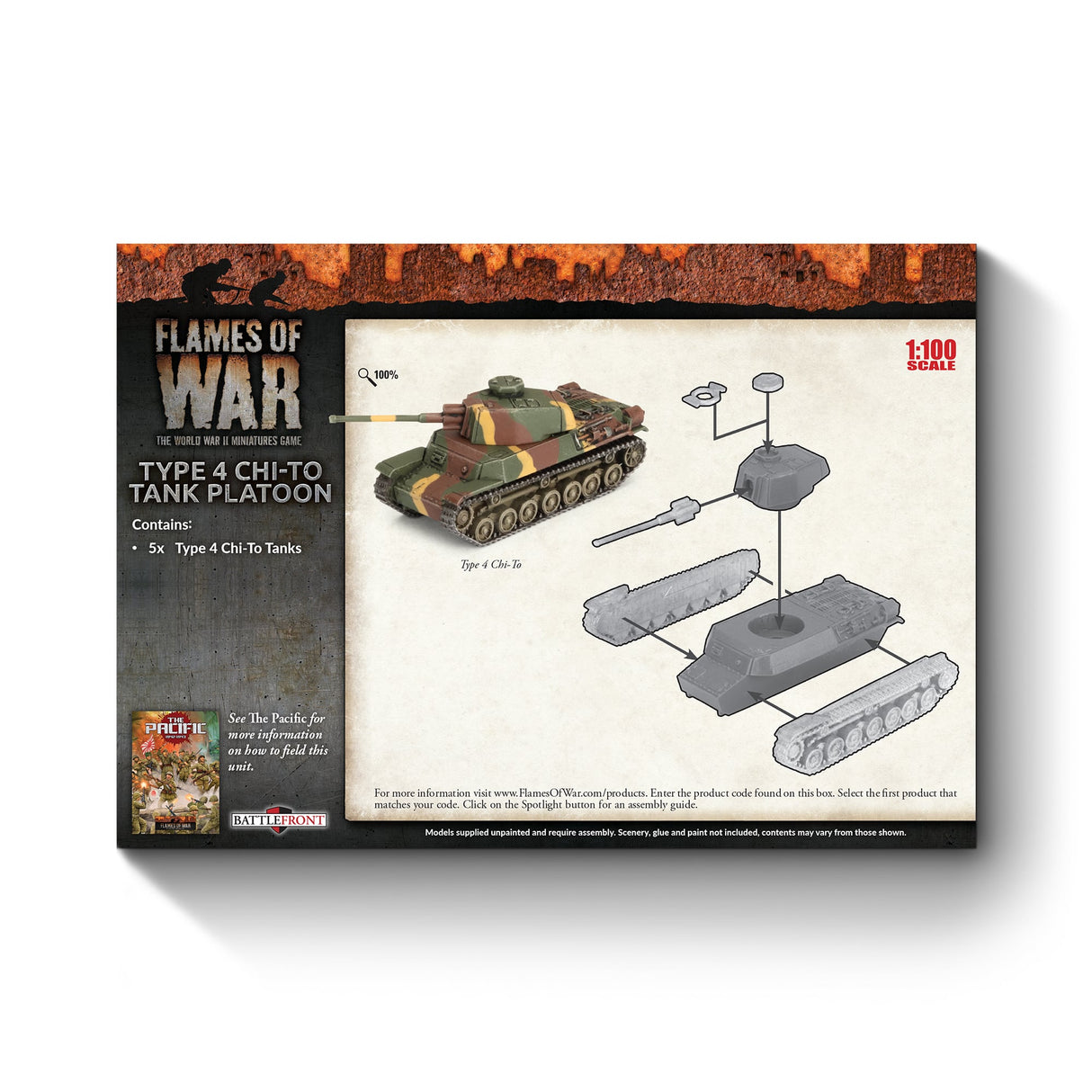 Flames Of War - Japanese: Type 4 Chi-To Tank Platoon