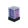 CHX 25807 Opaque 12mm d6 Purple/White Block (36)