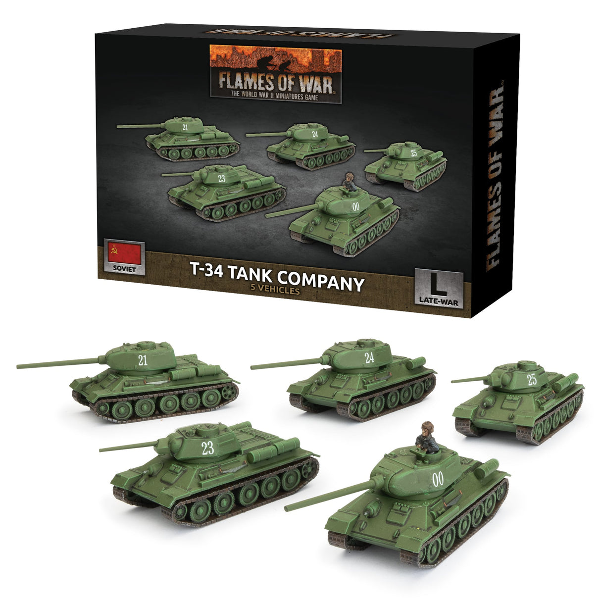 Flames Of War - Soviet: T-34 Tank Company