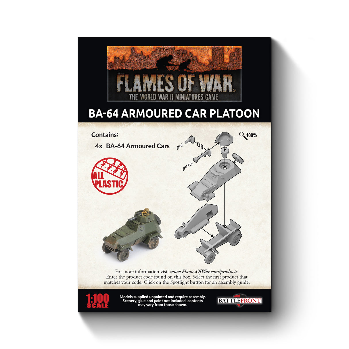 Flames Of War - Soviet: BA-64 Armoured Car Platoon