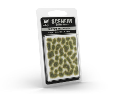 Vallejo - Scenery - Wild Tuft - Large - Mixed Green