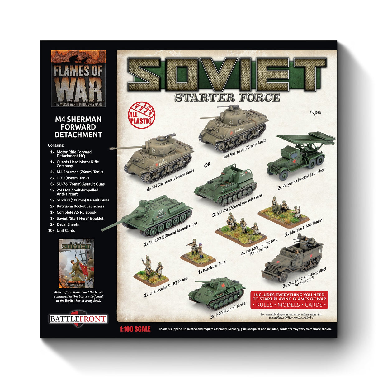 Flames Of War - Soviet Starter Force: M4 Sherman Forward Detachment