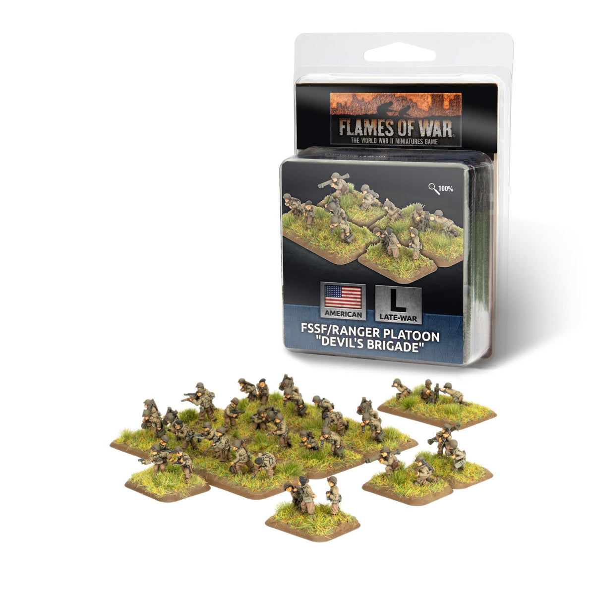 Flames Of War - American: FSSF/ Ranger Platoon "Devil's Brigade"