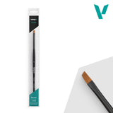 Vallejo - Hobby Brushes: Blender Flat Angled Synthetic Brush Small
