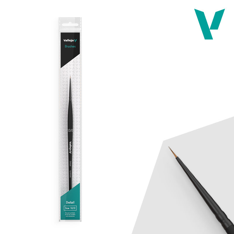 Vallejo - Hobby Brushes: Detail Round Synthetic Brush No. 10/0