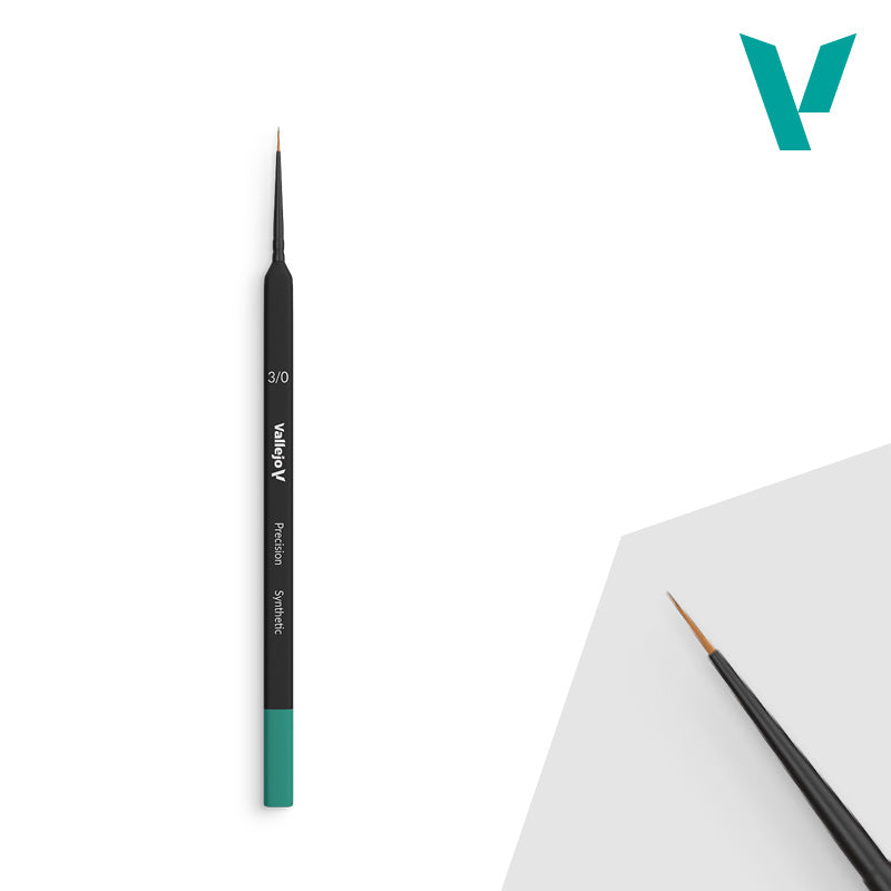 Vallejo - Hobby Brushes: Precision Round Synthetic Brush No. 3/0