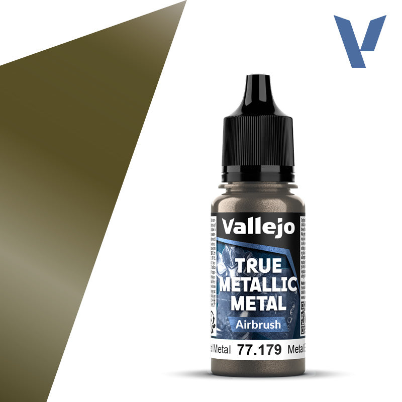 Vallejo - True Metallic Metal: Airbrush - Aged Metal