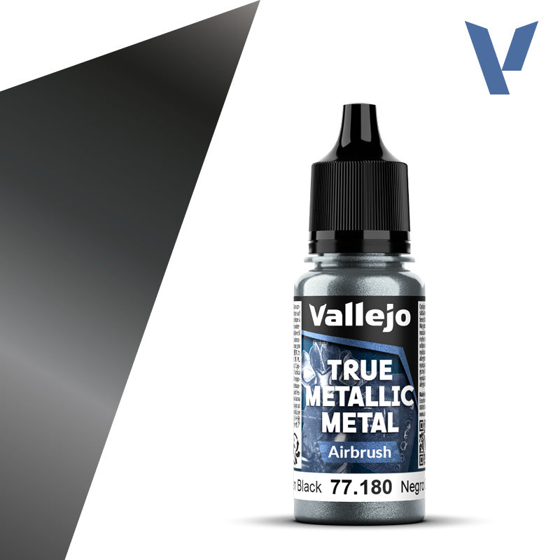 Vallejo - True Metallic Metal: Airbrush - Obsidian Black