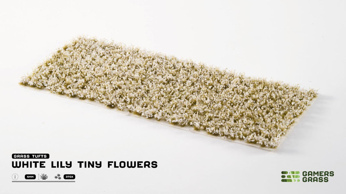 Gamers Grass - White Lily Tiny Flowers