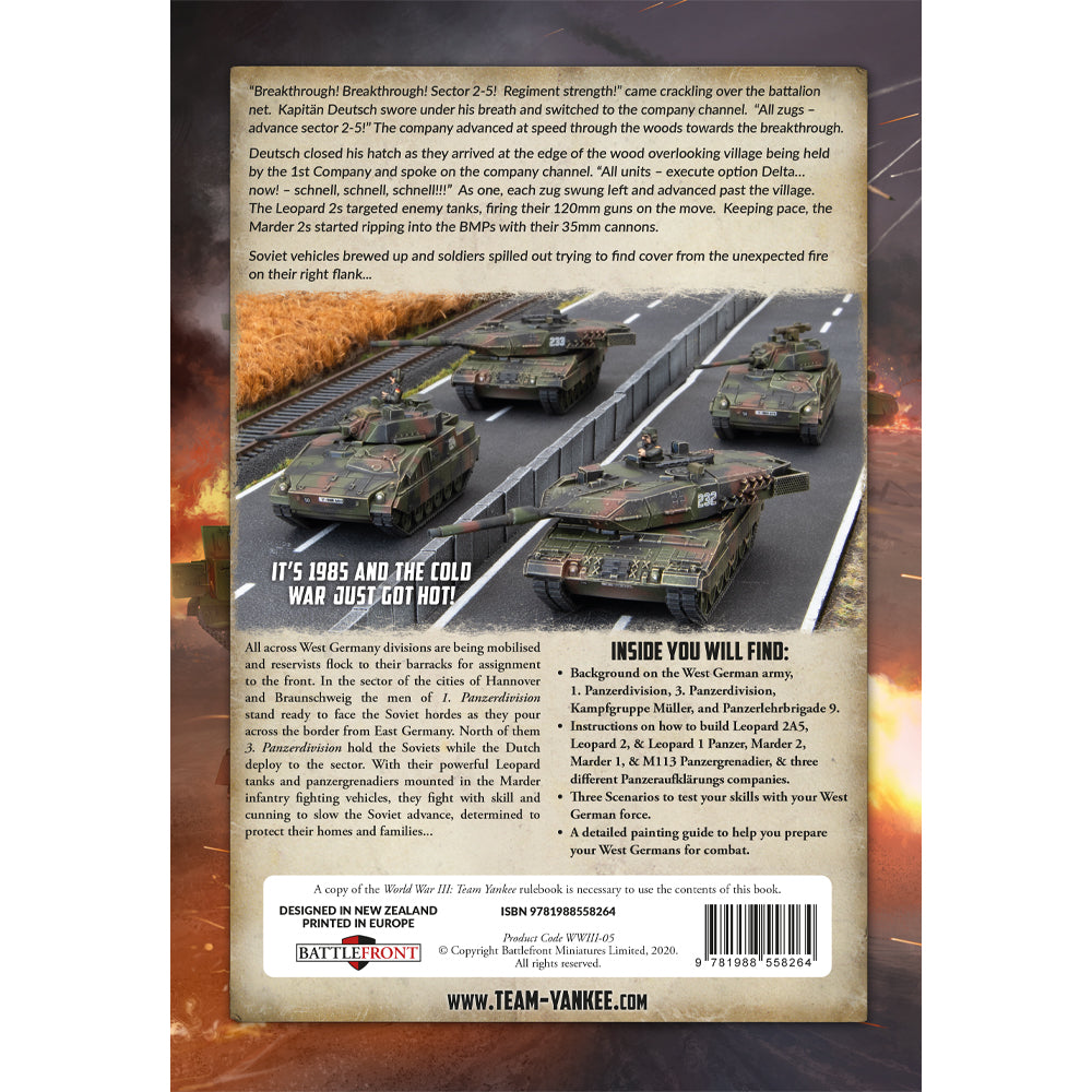 World War III - Team Yankee West German Book