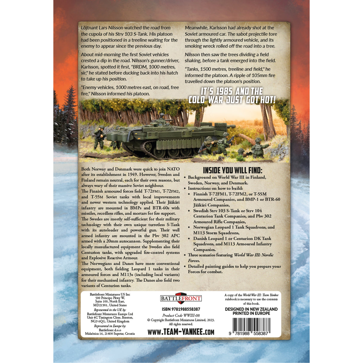 World War III - Team Yankee Nordic Forces Book