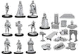 WizKids Deep Cuts Unpainted Miniatures Towns People Castle